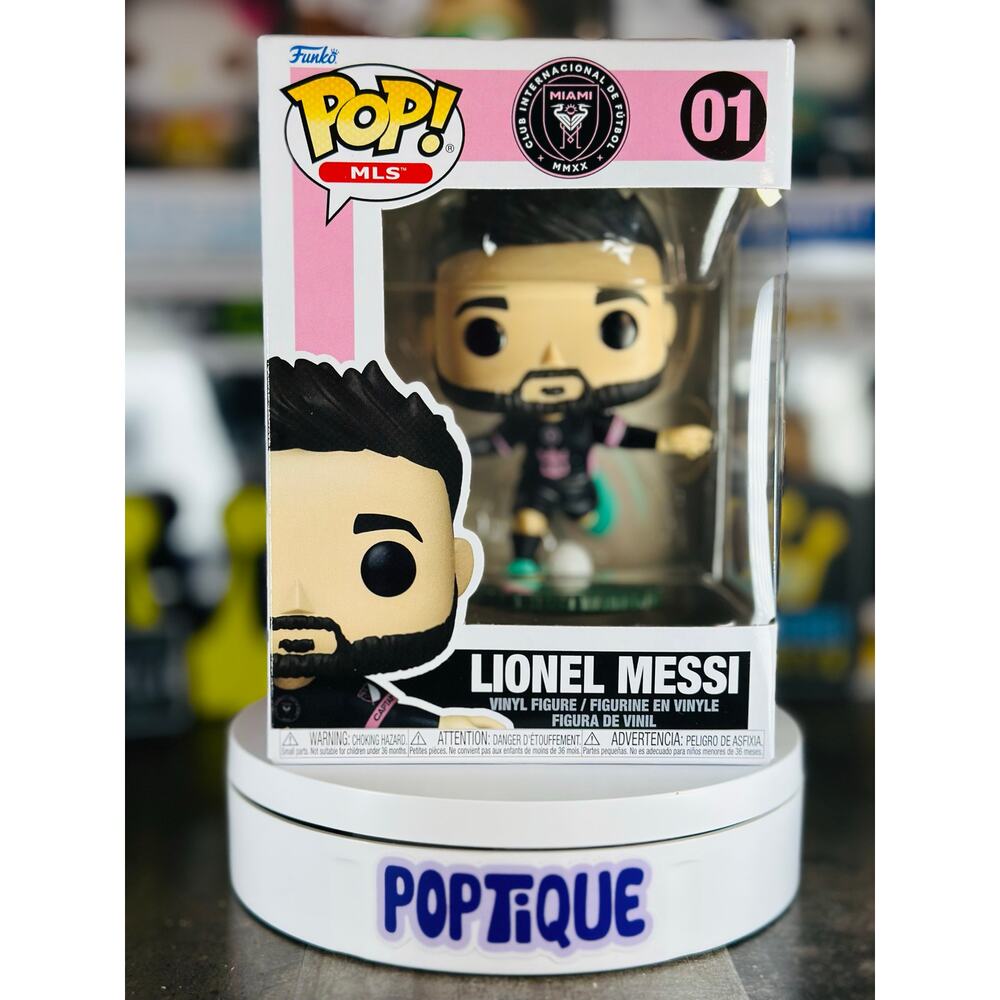 Soccer MLS Inter Miami Lionel Messi (Away) Funko Pop! #01